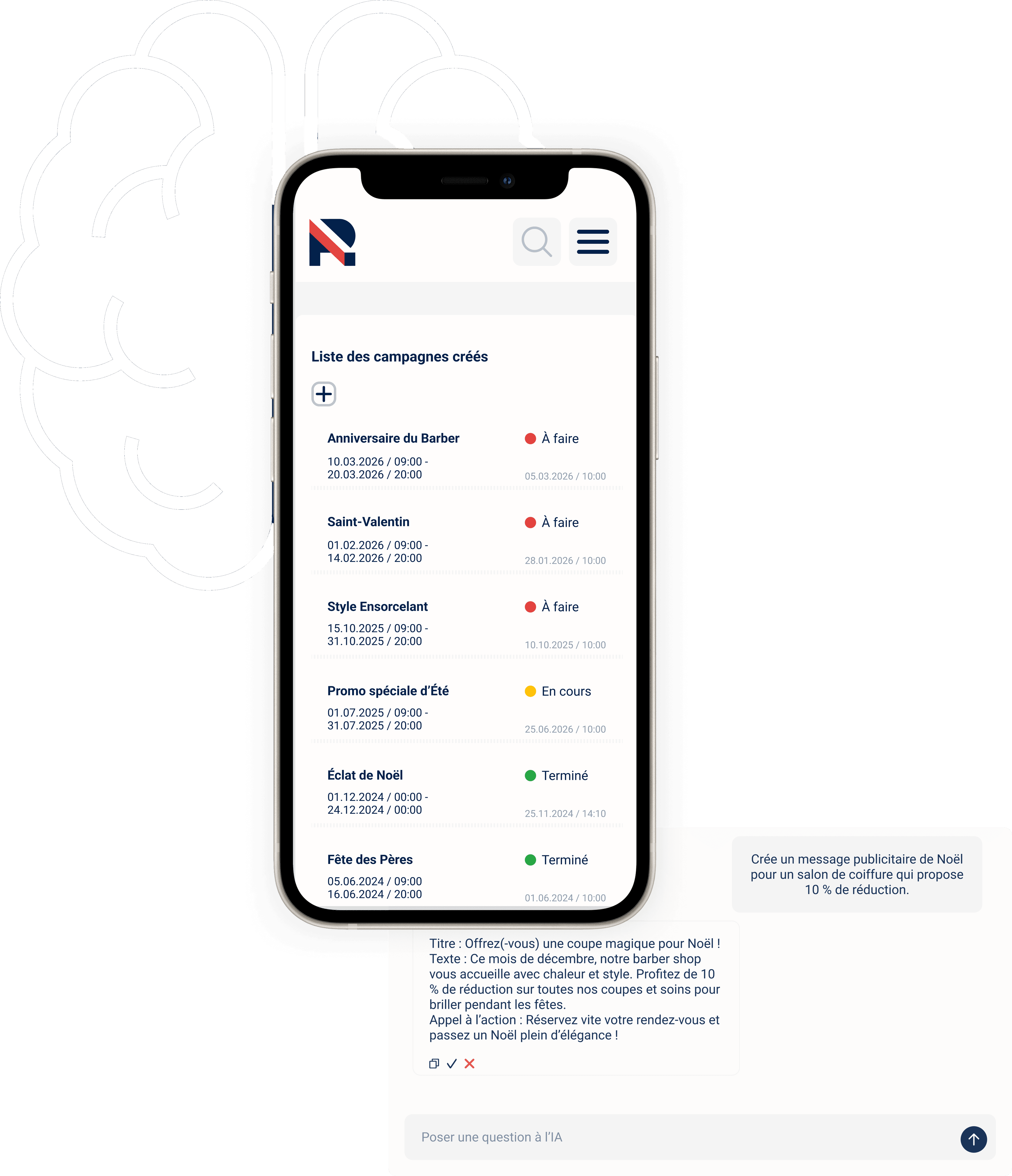Campagnes marketing SMS & e-mail boostées par l'IA