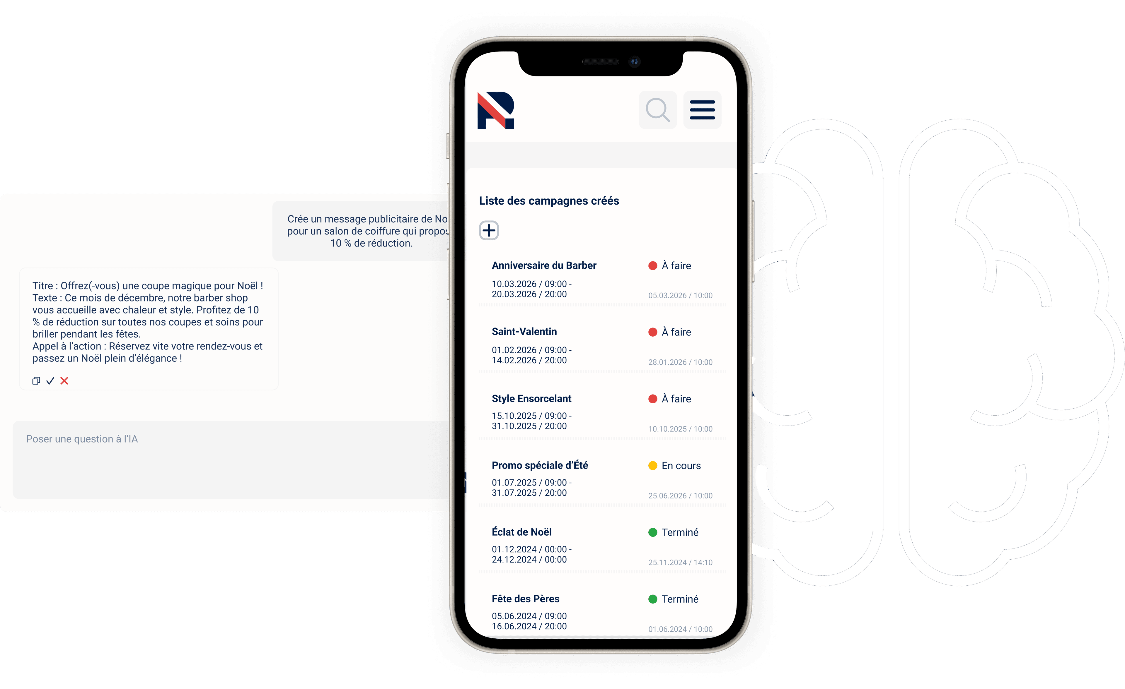 Campagnes marketing SMS & e-mail boostées par l'IA