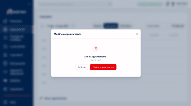 Modifica o annulla un appuntamento in qualsiasi momento