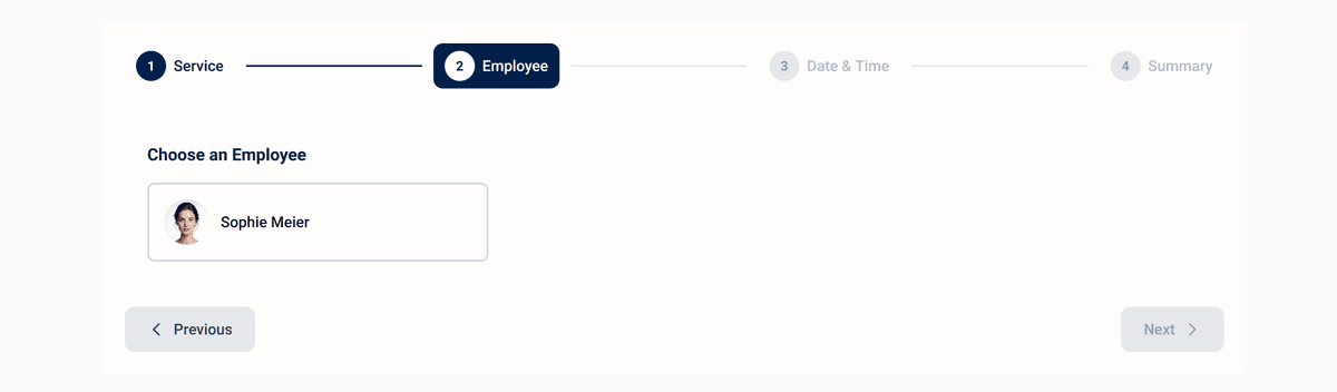 2. Clients choose their preferred team member