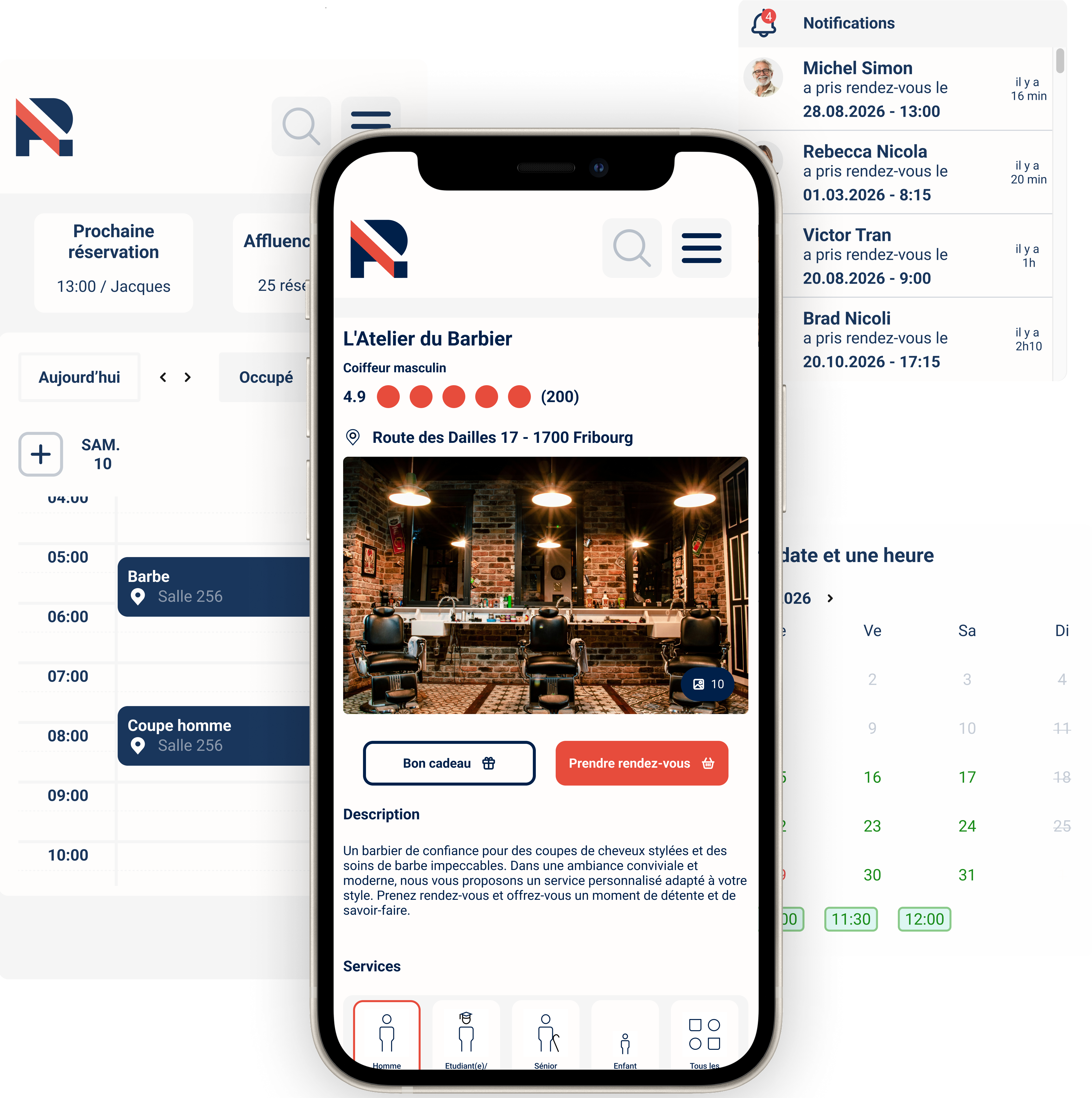 Réservations en ligne